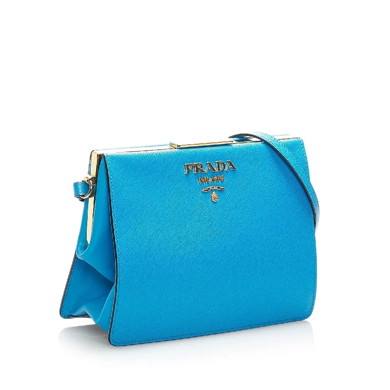 Prada Saffiano Light Frame Crossbody Bag 33959