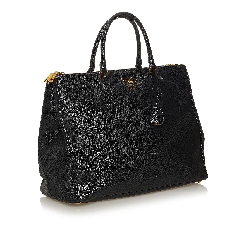 Prada Saffiano Lux Double Zip Galleria Tote Bag 29110