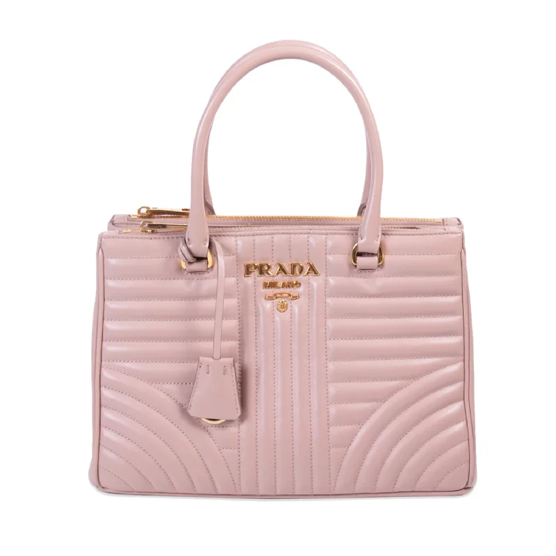 Prada Soft Calf Diagramme Shoulder Bag