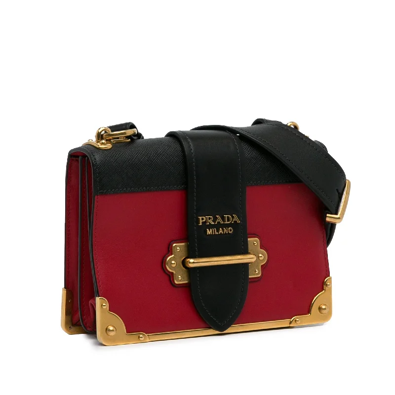 Prada Saffiano Trimmed City Calf Cahier 1s5Gud