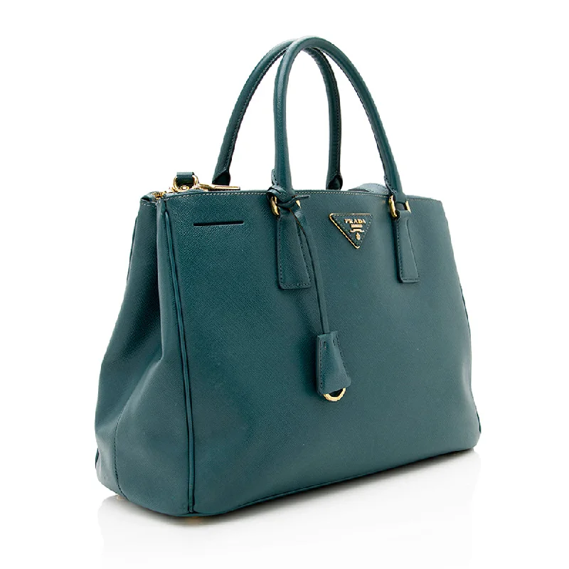 Prada Saffiano Lux Double-Zip Medium Tote 13593