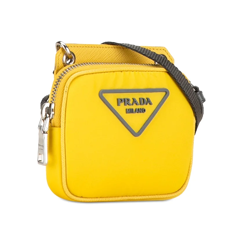 Prada Saffiano Trimmed Tessuto Crossbody vyp3wC