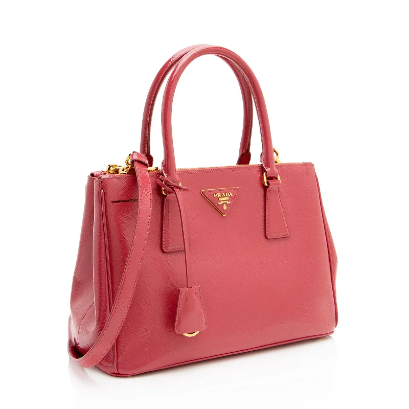 Prada Saffiano Lux Double Zip Small Tote FZ8BIg