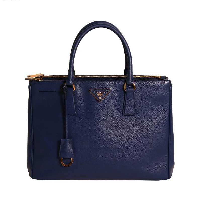 Prada Medium Galleria Saffiano Double Zip Tote