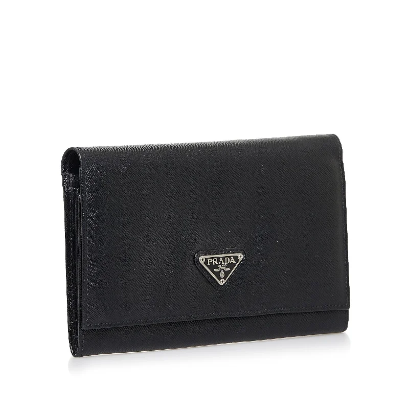 Prada Saffiano Long Wallet M6uvE7